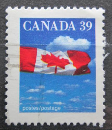 Potovn znmka Kanada 1989 Sttn vlajka Mi# 1161 - zvtit obrzek