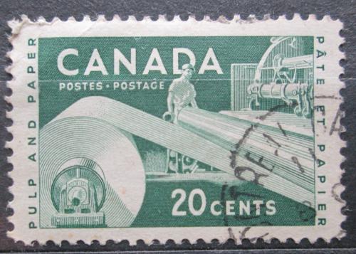 Potovn znmka Kanada 1956 Zpracovn papru Mi# 309