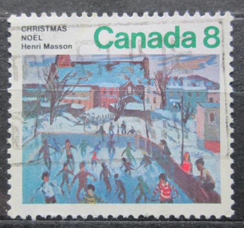 Potovn znmka Kanada 1974 Vnoce, umn, Henri Masson Mi# 577 - zvtit obrzek
