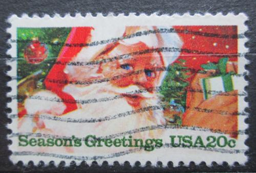 Poštovní známka USA 1983 Vánoce, Santa Claus Mi# 1664