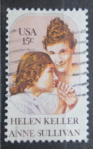 Poštovní známka USA 1980 Helen Keller a Anne Sullivan Mi# 1431