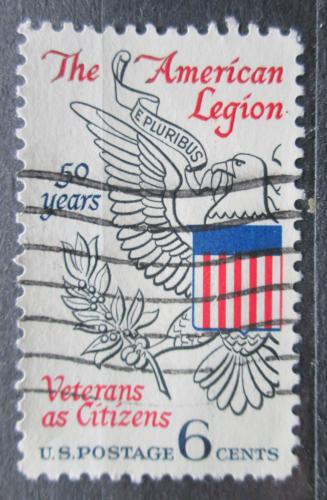 Poštovní známka USA 1969 American Legion, 50. výroèí Mi# 979