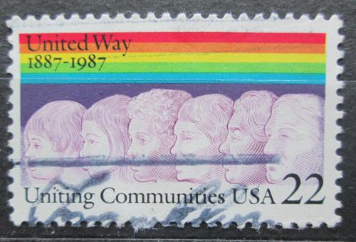 Poštovní známka USA 1987 Spoleèná cesta Ameriky Mi# 1881
