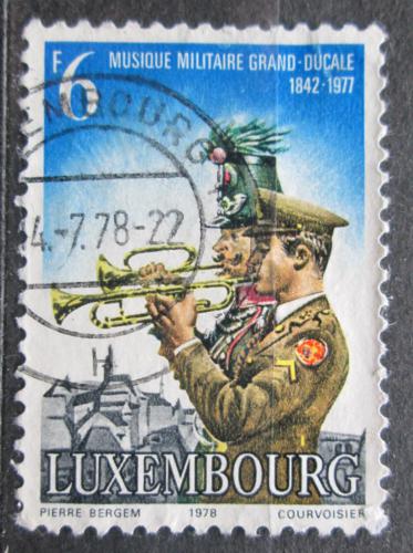 Poštovní známka Lucembursko 1978 Vojenská kapela Mi# 970