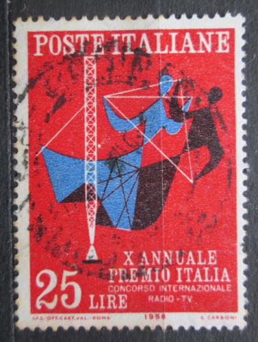 Potovn znmka Itlie 1958 Mezinrodn cena Italia, 10. vro Mi# 1027 - zvtit obrzek
