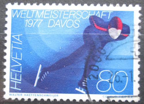 Potovn znmka vcarsko 1976 Rychlobruslen Mi# 1082