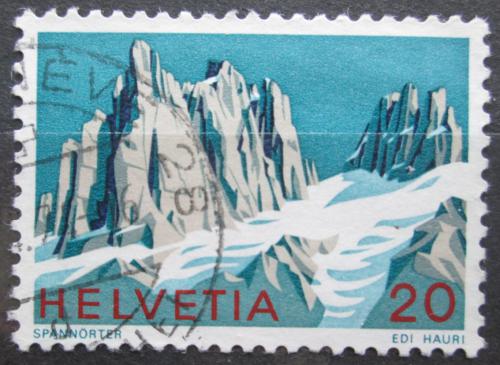 Poštovní známka Švýcarsko 1972 Spannörter Mi# 976