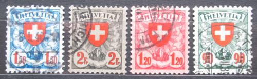 Potovn znmky vcarsko 1924 Sttn znak Mi# 194-97 x Kat 25