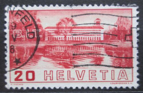 Potovn znmka vcarsko 1938 Budova ILO Mi# 321