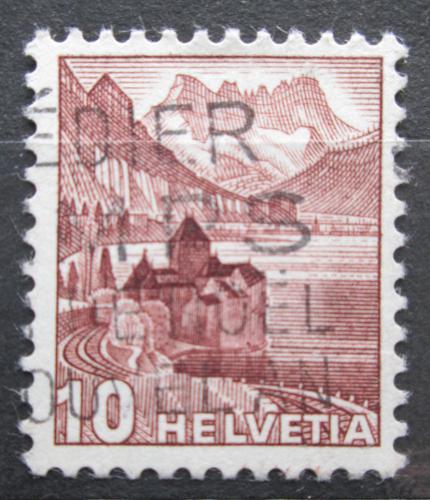 Poštovní známka Švýcarsko 1939 Zámek Chillon Mi# 363 a
