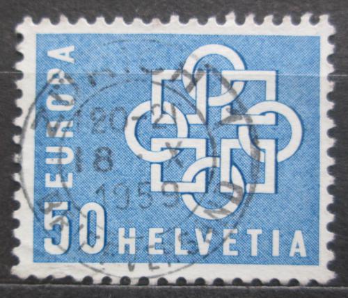 Poštovní známka Švýcarsko 1959 Evropská konference Mi# 682 Kat 8€