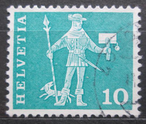 Poštovní známka Švýcarsko 1960 Poštovní doruèovatel Mi# 697