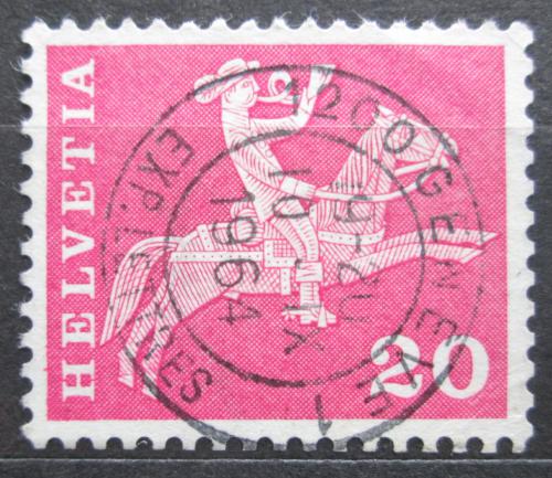 Poštovní známka Švýcarsko 1960 Poštovní doruèovatel Mi# 699