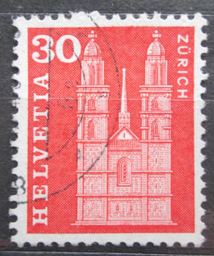 Poštovní známka Švýcarsko 1960 Románský kostel v Zürichu Mi# 701 x