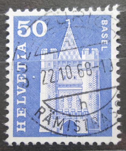 Poštovní známka Švýcarsko 1960 Spalentor v Bazileji Mi# 704