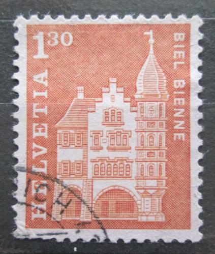 Poštovní známka Švýcarsko 1968 Kostel v Payerne Mi# 885