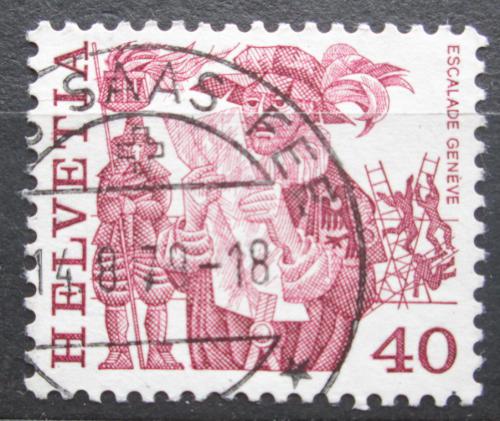 Poštovní známka Švýcarsko 1977 Lidová slavnost Mi# 1104 A