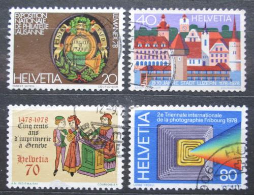 Poštovní známky Švýcarsko 1978 Výroèí a události Mi# 1116-19