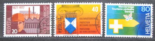 Poštovní známky Švýcarsko 1977 Výroèí a události Mi# 1109-11