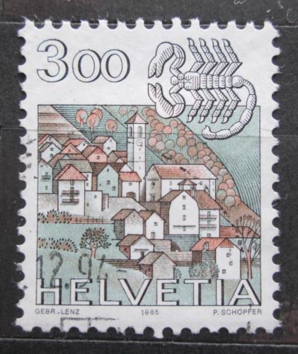 Poštovní známka Švýcarsko 1985 Znamení zvìrokruhu, rak Mi# 1289