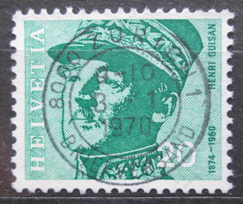 Poštovní známka Švýcarsko 1969 Generál Henri Guisan Mi# 907