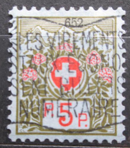 Poštovní známka Švýcarsko 1911 Doplatní Mi# 4 I