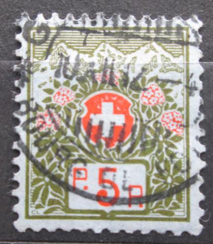Poštovní známka Švýcarsko 1911 Doplatní Mi# 4 I