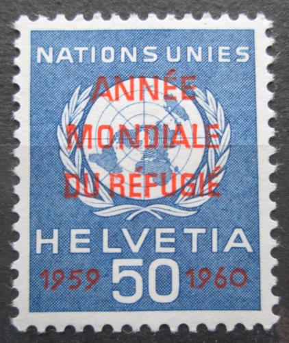 Poštovní známka Švýcarsko 1960 Pro organizaci OSN Mi# 32