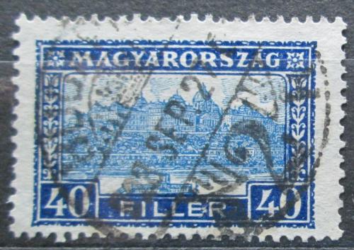Poštovní známka Maïarsko 1926 Královský hrad v Budapešti Mi# 422