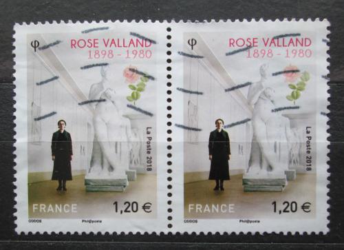 Potovn znmky Francie 2018 Rose Valland pr Mi# 7172