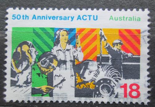 Poštovní známka Austrálie 1977 ACTU, 50. výroèí Mi# 639
