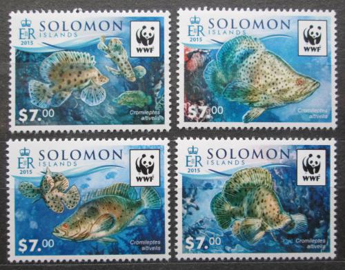 Poštovní známky Šalamounovy ostrovy 2015 Kanic teèkovaný, WWF Mi# 3426-29 Kat 9.50€