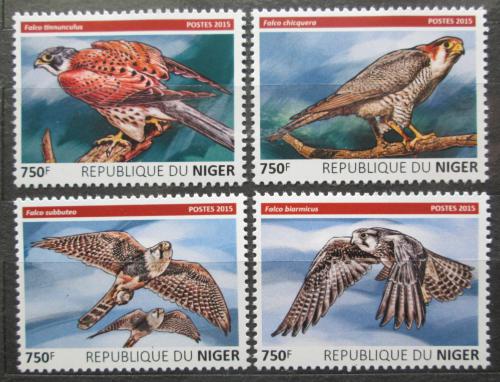 Poštovní známky Niger 2015 Sokoli Mi# 3791-94 Kat 12€