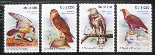 Poštovní známky Svatý Tomáš 2007 Dravci Mi# 4913-16 Kat 13€