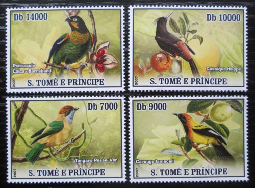 Poštovní známky Svatý Tomáš 2007 Ptáci Mi# N/N Kat 12€