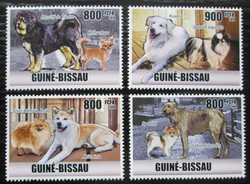 Poštovní známky Guinea-Bissau 2010 Psi a koèky Mi# 4890-93 Kat 13€
