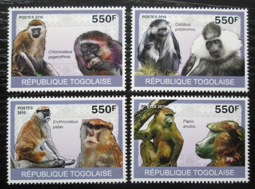Poštovní známky Togo 2010 Opice Mi# 3484-87 Kat 8.50€ 