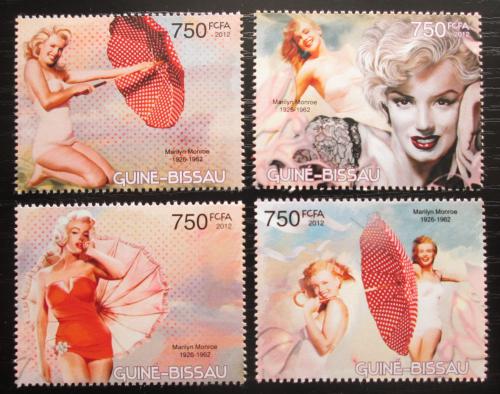 Poštovní známky Guinea-Bissau 2012 Marilyn Monroe Mi# 6207-10 Kat 12€