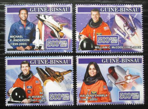 Poštovní známky Guinea-Bissau 2007 Kosmonauti Mi# 3526-29 Kat 8€