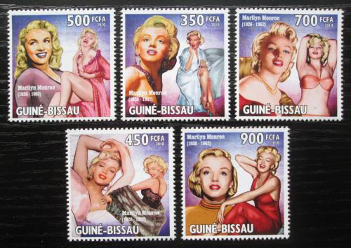 Poštovní známky Guinea-Bissau 2010 Marilyn Monroe Mi# 4551-55 Kat 11€