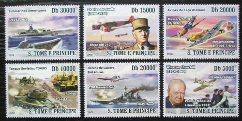 Poštovní známky Svatý Tomáš 2008 Druhá svìtová válka Mi# 3512-17 Kat 12€