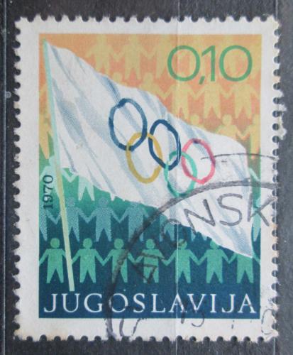 Poštovní známka Jugoslávie 1970 Olympijský týden, daòová Mi# 39
