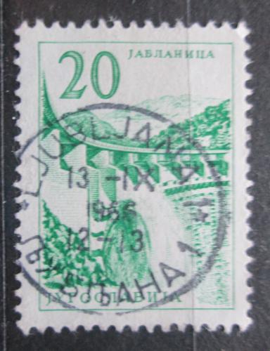 Poštovní známka Jugoslávie 1965 Vodní elektrárna Mi# 1131