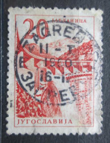 Poštovní známka Jugoslávie 1959 Vodní elektrárna Mi# 894