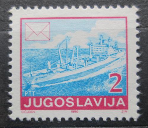 Poštovní známka Jugoslávie 1989 Poštovní loï Mi# 2404
