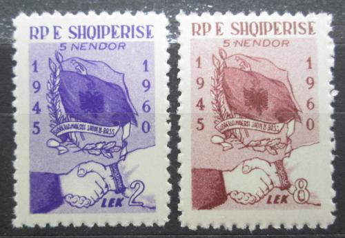 Poštovní známky Albánie 1961 Pøátelství se SSSR Mi# 619-20