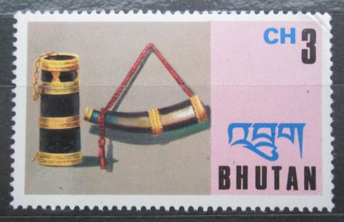Poštovní známka Bhútán 1975 Rukodìlné umìní Mi# 630