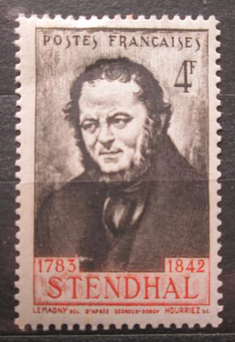 Poštovní známka Francie 1942 Stendhal, spisovatel Mi# 561