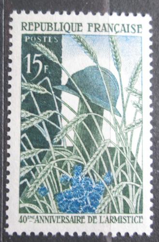 Poštovní známka Francie 1958 Pøímìøí z roku 1918, 40. výroèí Mi# 1216