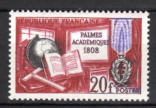 Poštovní známka Francie 1959 Akademický øád Mi# 1229